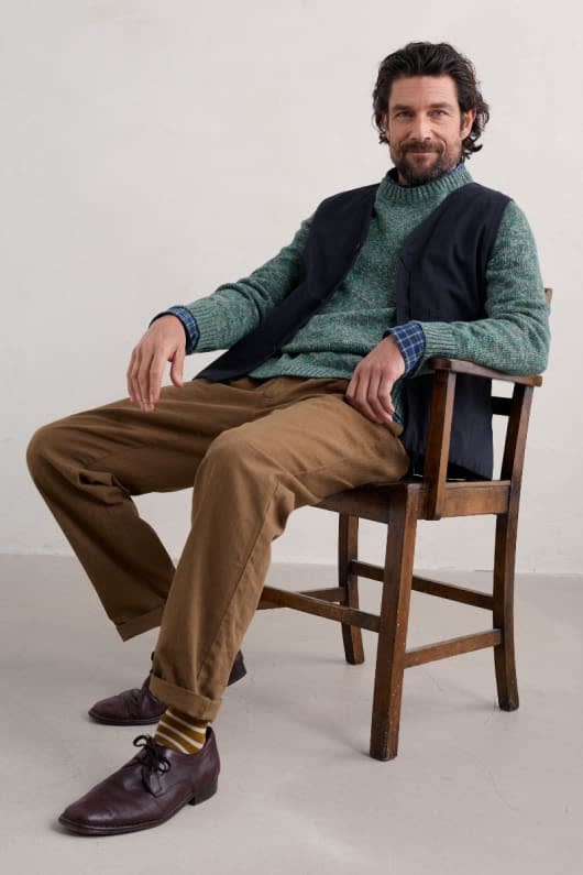 Men's Neot Knitted Cotton Jumper