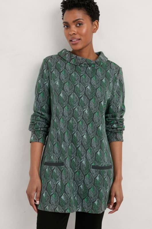 Torleven Cotton Jacquard Tunic