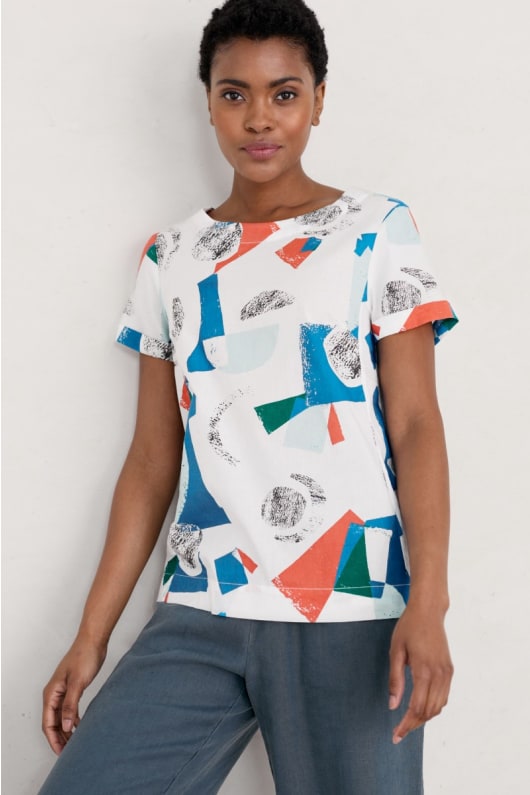 Pebble Art Cotton Voile Top