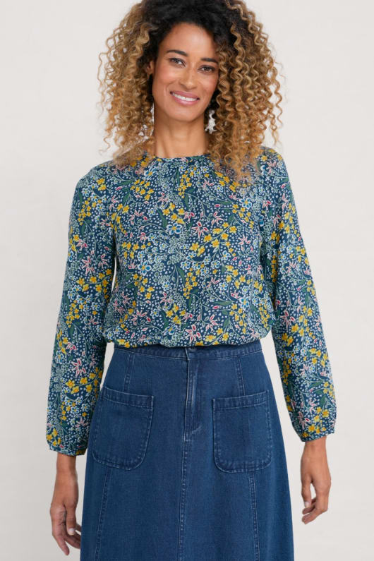 Cloud Drift Floral Top