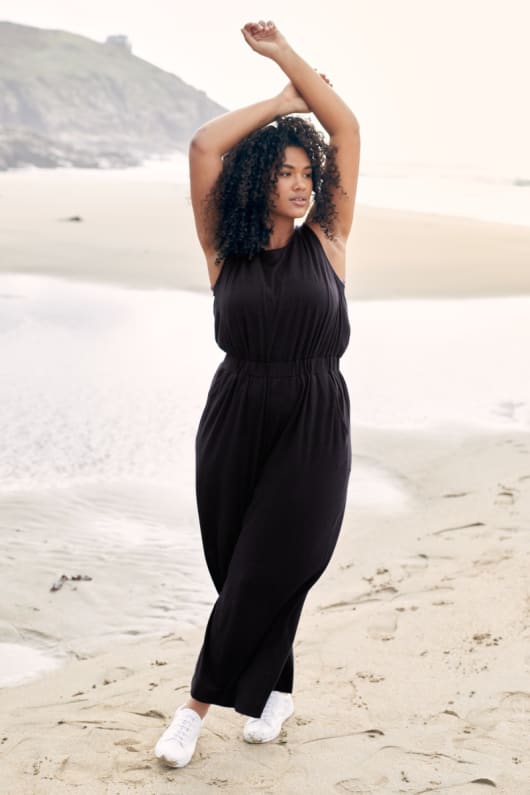 Stretch jersey jumpsuit best sale