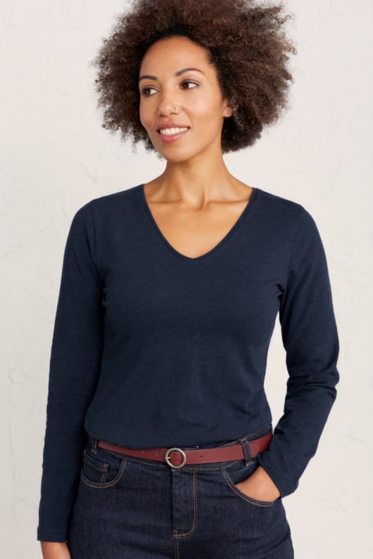 Wistful V-neck Top