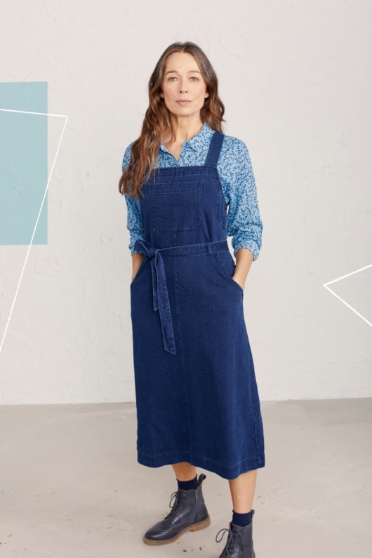 Lantivet Pinafore Dress Seasalt Cornwall