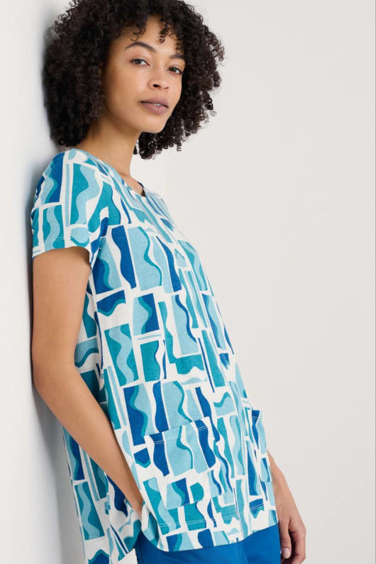 Short Sleeved Drawing Book Top