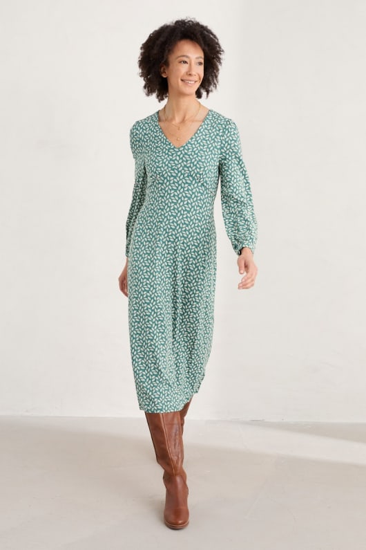 Wild Plum Jersey Dress