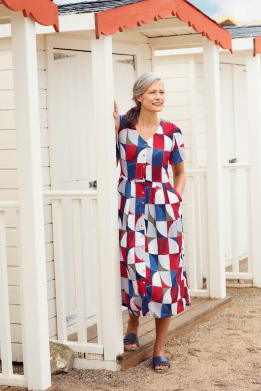 Sea Splendour Midi Dress
