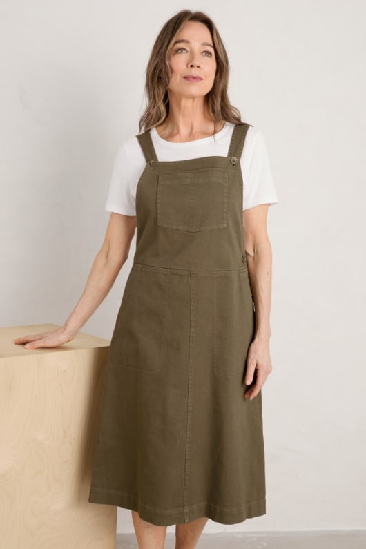 Seasalt high deck pinafore dress on sale