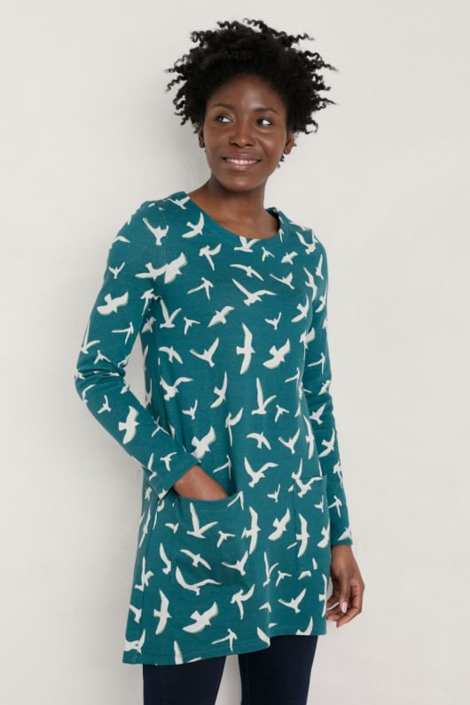 Caspian Jacquard Jersey Tunic