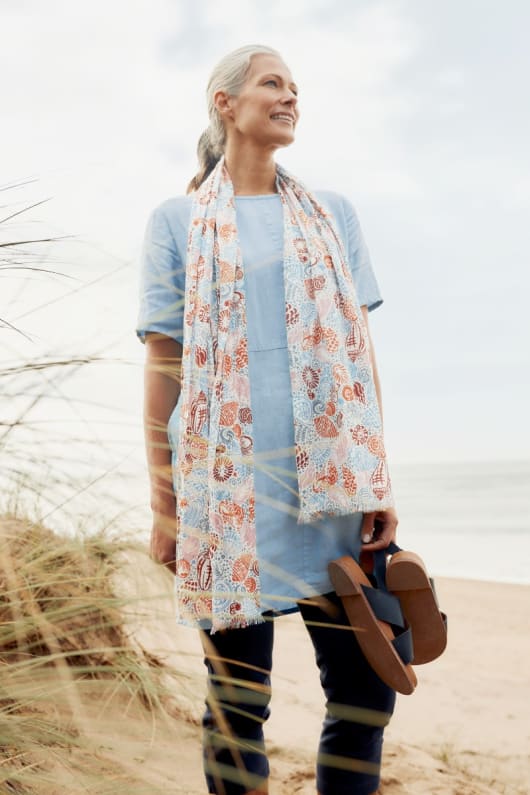Soft Shading Linen Tunic