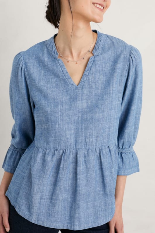 Fountain Peplum Top