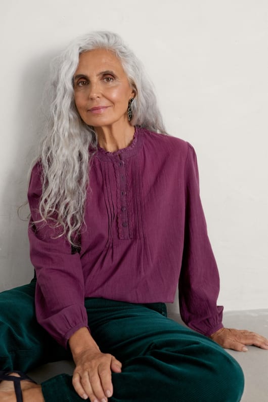 Bellflower Frilled Top