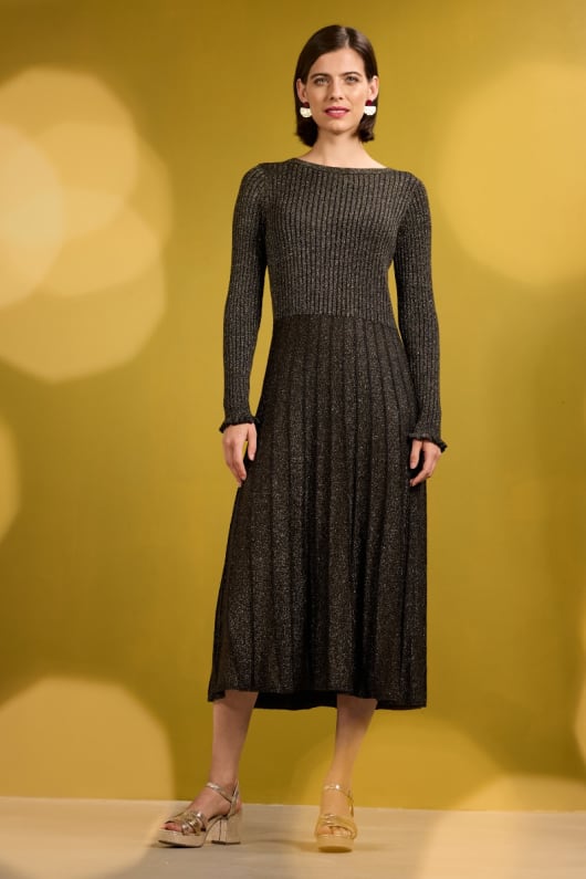Glass Stem Sparkly Knitted Dress