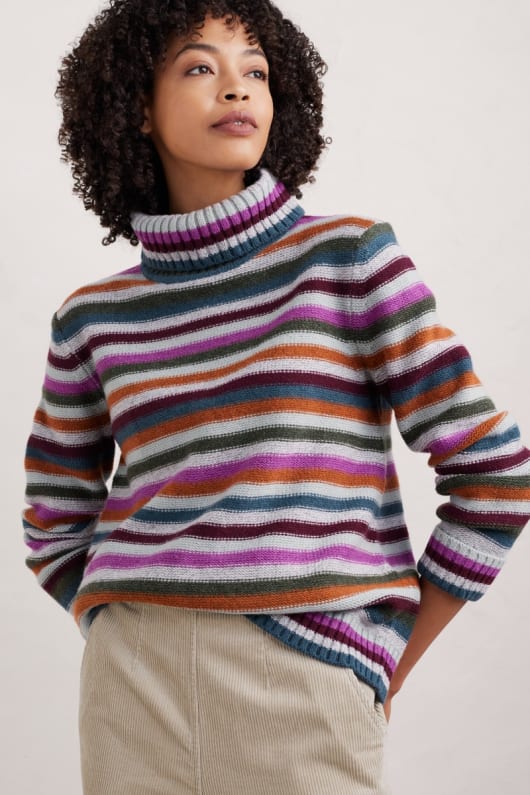 Striped wool jumper 2025