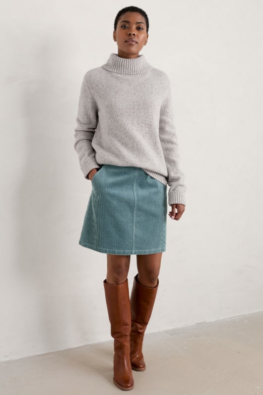 Glendurgan Skirt Organic cotton corduroy Seasalt Cornwall