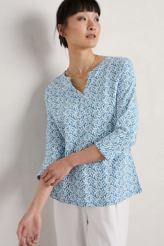 Chantilly 3/4 Sleeve Jersey Top