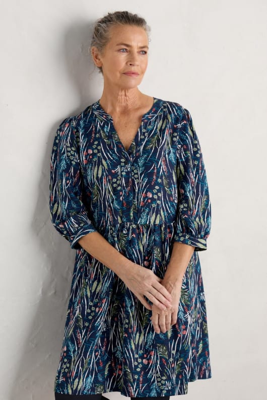 Apple Barn Printed Dress