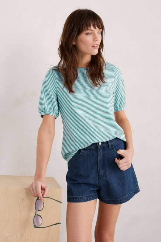 Oleander T-Shirt in GOTS-Certified Organic Cotton Slub