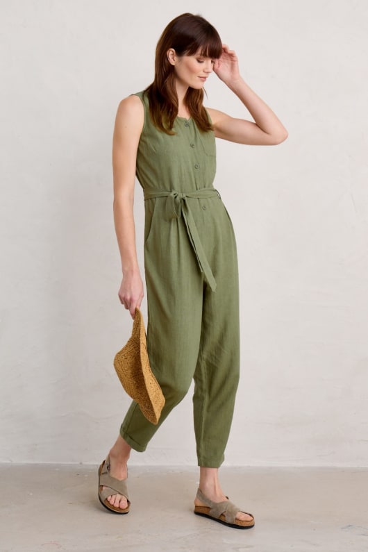 Abbey Pool Sleeveless Jumpsuit