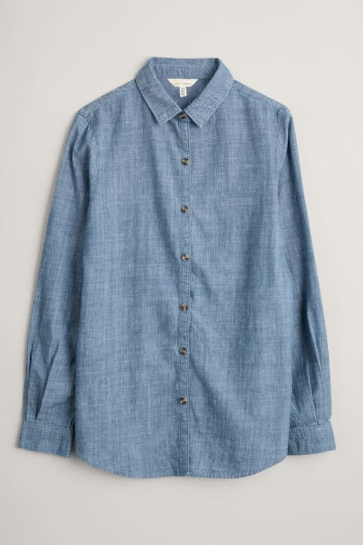 Sailmaker Chambray Shirt Seasalt Cornwall