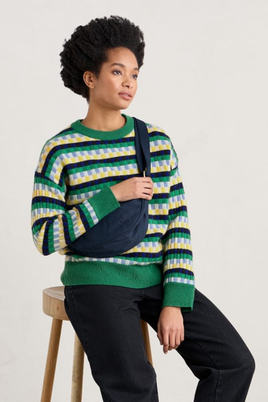 Clover Bed Lambswool Blend Jumper