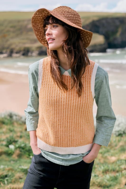 Textile vest sales