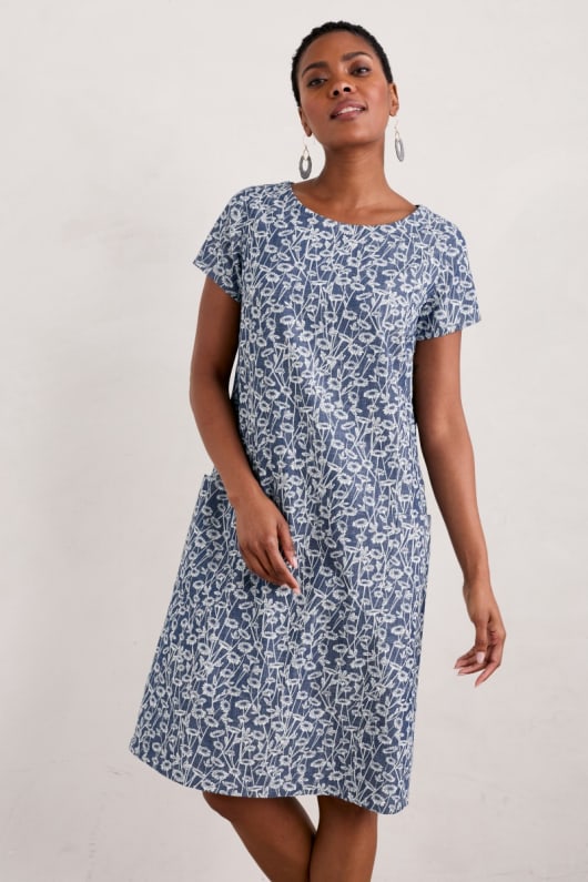 Chambray Shift Dress Seasalt Cornwall Seasalt Cornwall