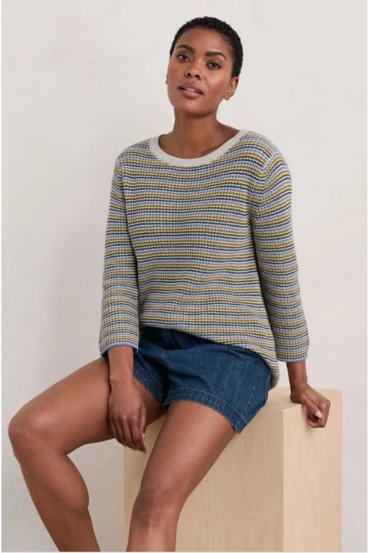 Hawfinch Organic Cotton Knitted Jumper