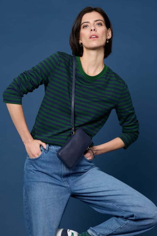 Perennial Striped Top in GOTS-Certified Organic Cotton