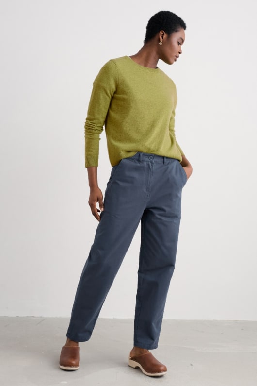 Mor Path Organic Cotton Tapered Trousers