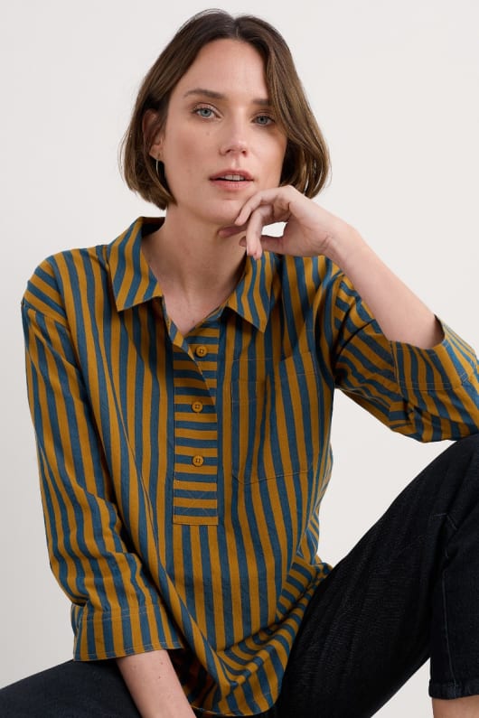 Oak Leaf Denim Shirt