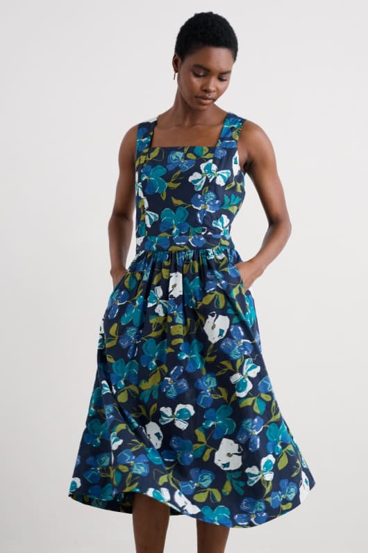 Shearwater Midi Fit-and-Flare Dress