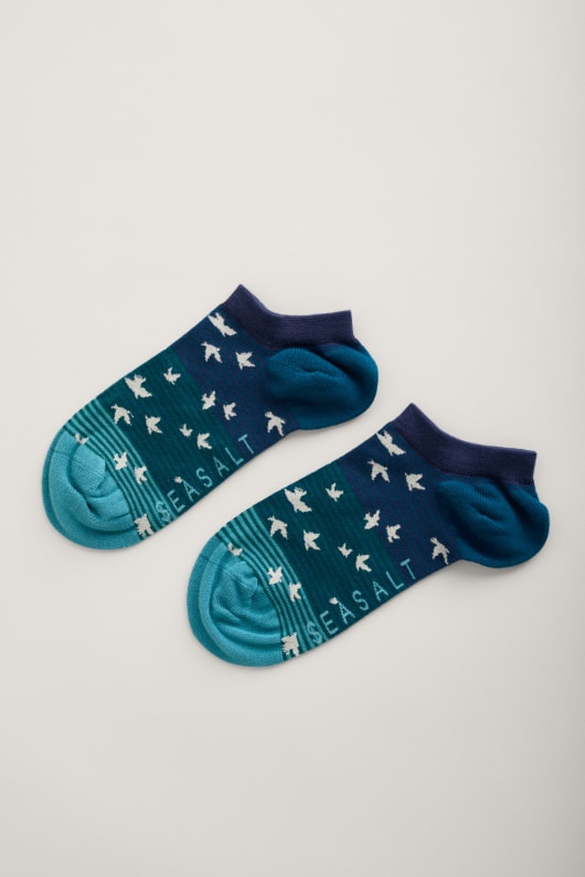 Women's Sailor Trainer Sock Model Image