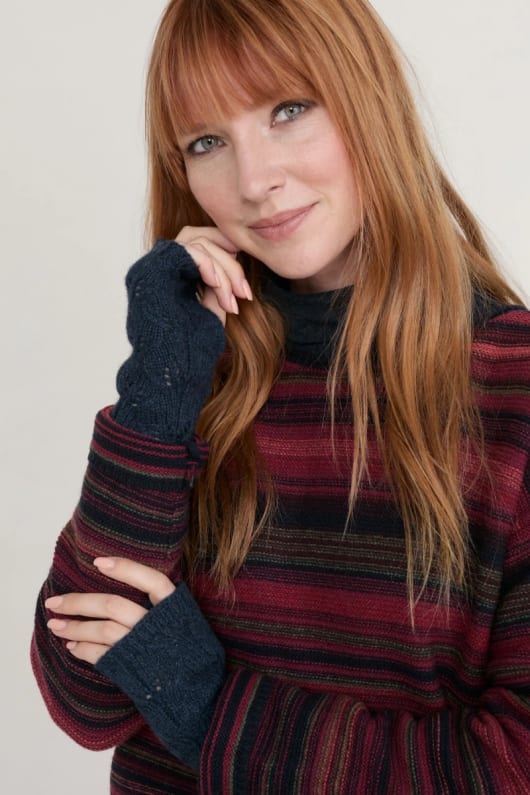 Valley Wood Fingerless Mittens