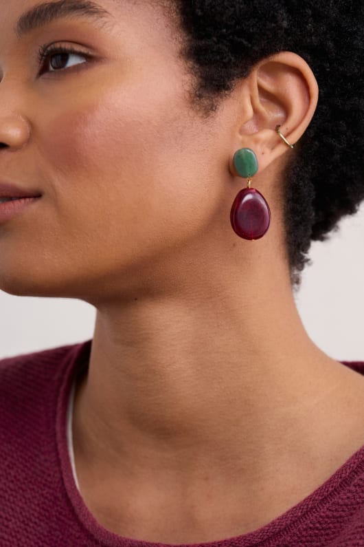 Hal Heath Resin Drop Earrings Image