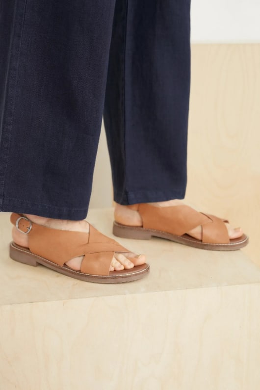 Kite Flying Leather Sandals