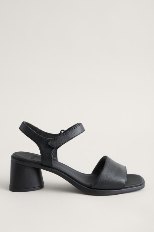 Camper Black Block Heel Sandals