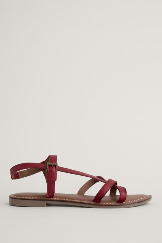Sea Step Leather Sandals Minimal Summer Sandals Seasalt Cornwall