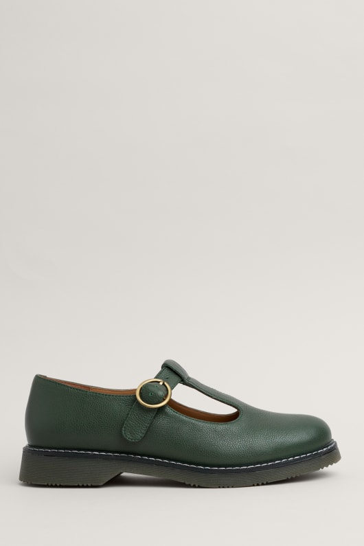 Daisy Trail Leather Mary Jane Shoes