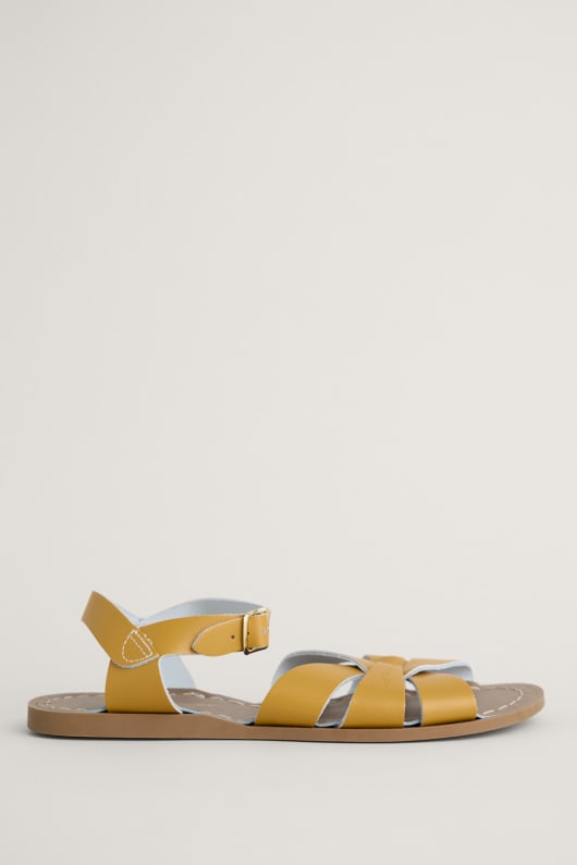 Salt Water Waterproof Yellow Leather Sandals Seasalt Cornwall