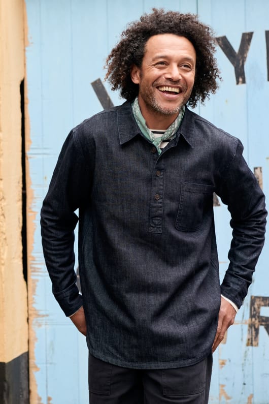 Men's Cousin Jack Shirt Model Image