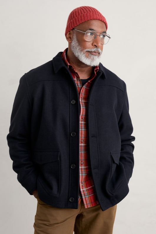 Wool blend jacket outlet