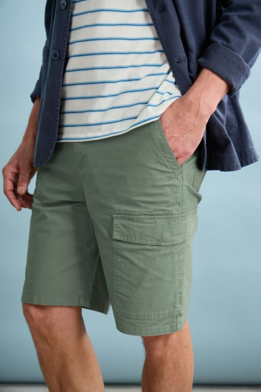 Mens cotton walking shorts on sale