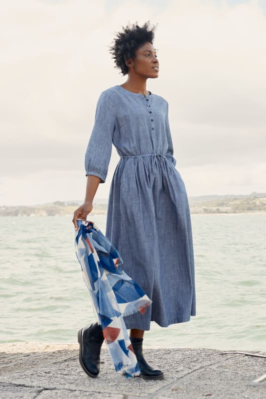 Atlantic Edge Chambray Dress Image