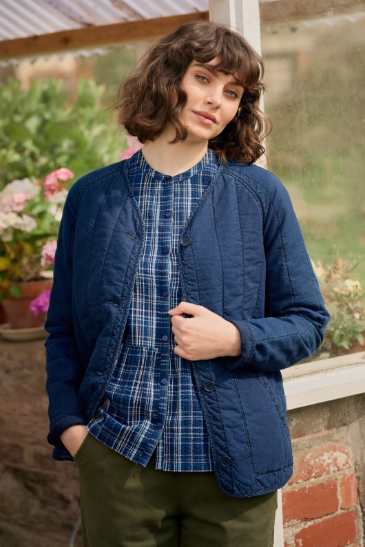 Wave quilt jacket new arrivals
