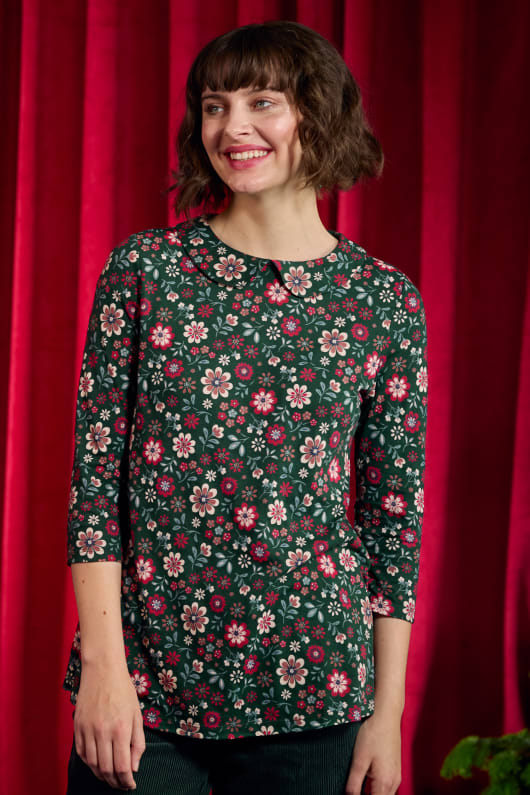 Cotehele Organic Cotton Jersey Swing Top Image
