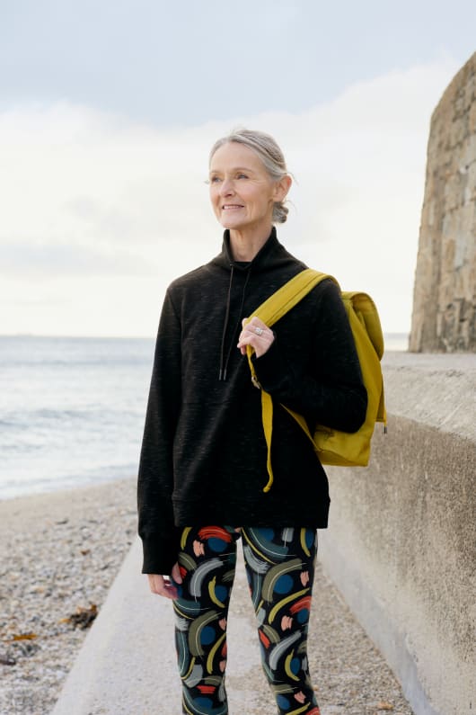 Bright Pebble Sweatshirt Top Image