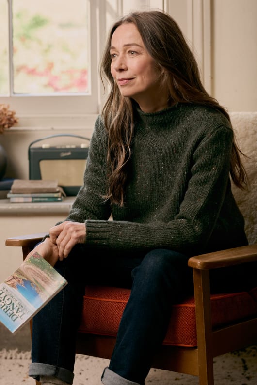 North Cliff Wool Jumper Model Image