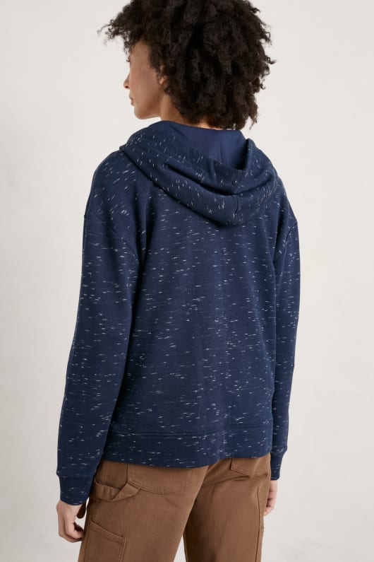 Centre Zip Through Hooded Jacket Seasalt Cornwall
