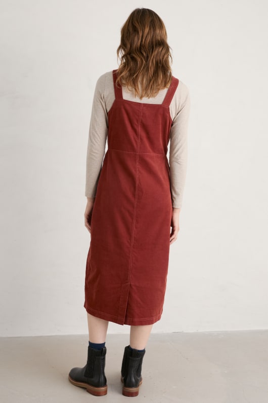 Seasalt cord pinafore dress cheap
