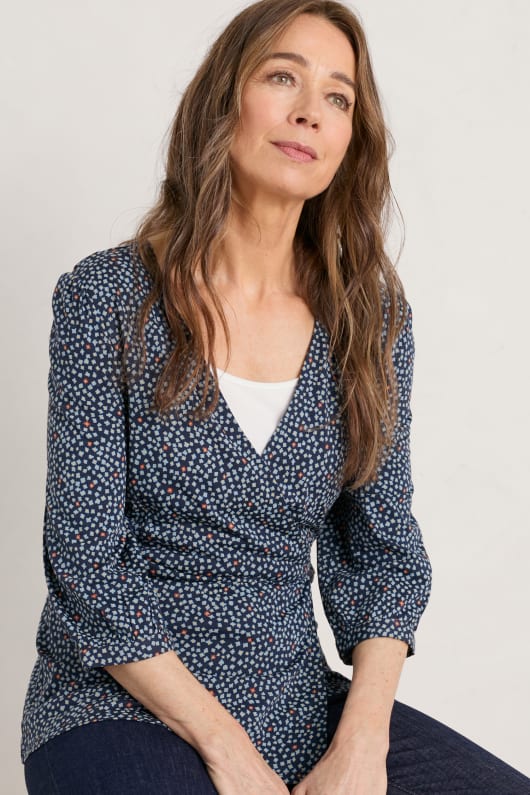 Chenhall Wrap Top Model Image